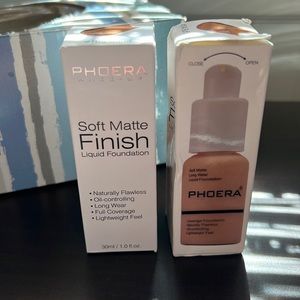 2 Phoera Foundation shades 104 & 105